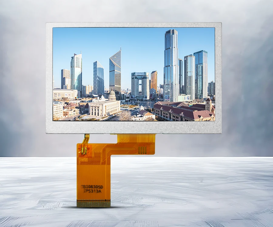 Kvadrat tft lcd ekran